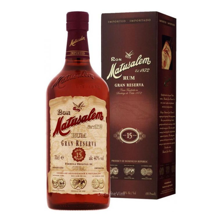 RUM MATUSALEM 15 ANNI -70CL (1 pz) GRAN RESERVA-ASTUCCIATO